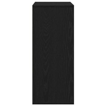 Bücherregal Schwarz 60x30x71,5 cm Holzwerkstoff