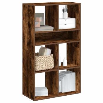 ARDEBO.de - Bücherregal Räuchereiche 66x31x112 cm Holzwerkstoff