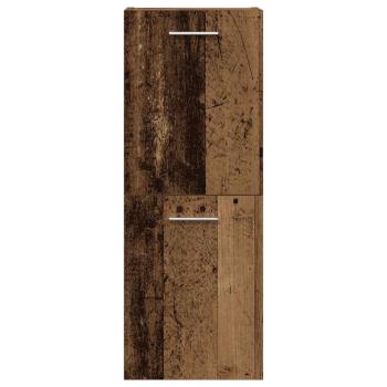 ARDEBO.de - 3-tlg. Badmöbel-Set Altholz-Optik Holzwerkstoff