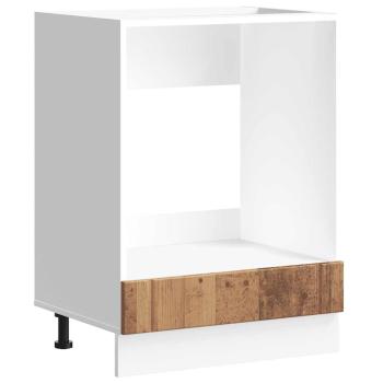 ARDEBO.de - Herdumbauschrank Lucca Altholz-Optik Holzwerkstoff