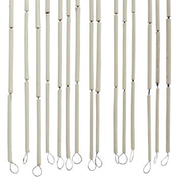 Insekten-Türvorhang Bambus Druck 90x220 cm Bambus