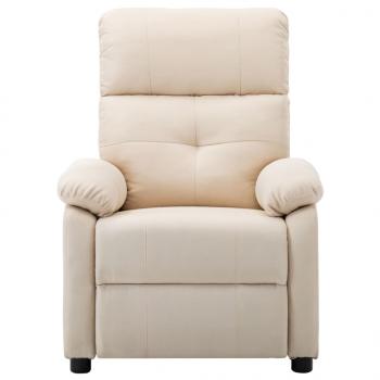 Massagesessel Elektrisch Creme Stoff