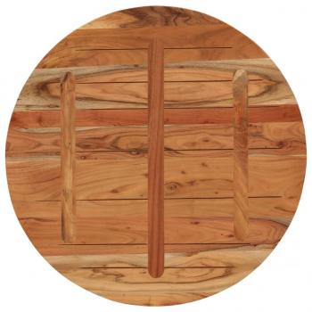 Tischplatte Ø90x3,8 cm Rund Massivholz Akazie