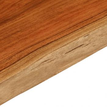 Tischplatte 90x40x3,8 cm Rechteckig Massivholz Akazie Baumkante