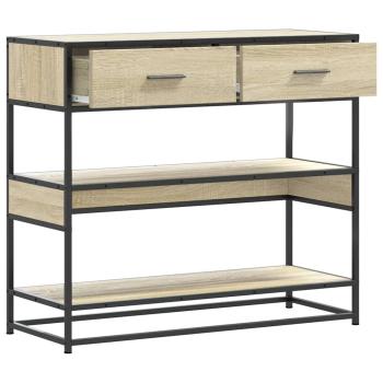 Konsolentisch Sonoma-Eiche 90x35x80 cm Holzwerkstoff