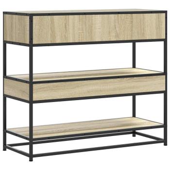 Konsolentisch Sonoma-Eiche 90x35x80 cm Holzwerkstoff