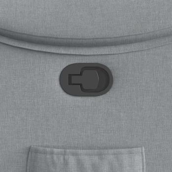 Relaxsessel Hellgrau Stoff