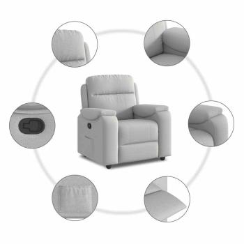 Relaxsessel Wolkengrau Stoff