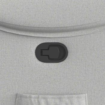 Relaxsessel Wolkengrau Stoff