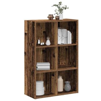 ARDEBO.de - Bücherregal/Sideboard Altholz-Optik 66x30x98 cm Holzwerkstoff
