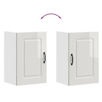 Küchen-Hängeschrank Kalmar Hochglanz-Weiß Holzwerkstoff