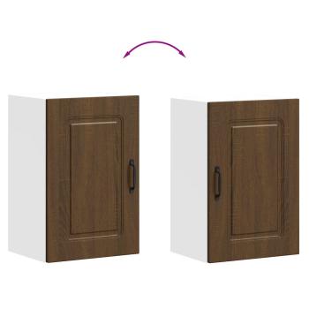 Küchen-Hängeschrank Kalmar Braun Eichen-Optik Holzwerkstoff