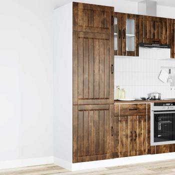 Küchenschrank Lucca Räuchereiche Holzwerkstoff