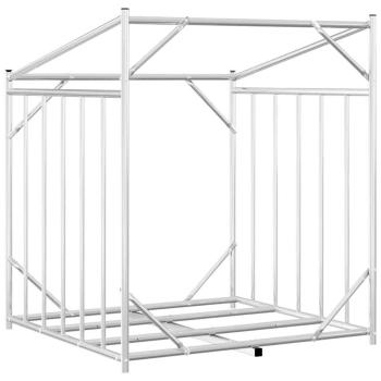 Brennholzregal mit Regenschutz 100,5x80,5x110,5 cm