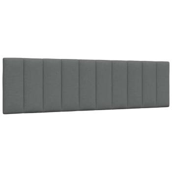 ARDEBO.de - Kopfteil-Kissen Dunkelgrau 180 cm Stoff