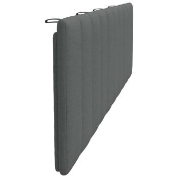 Kopfteil-Kissen Dunkelgrau 180 cm Stoff