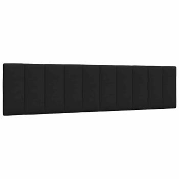 ARDEBO.de - Kopfteil-Kissen Schwarz 200 cm Stoff