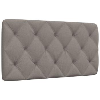 ARDEBO.de - Kopfteil-Kissen Taupe 100 cm Stoff