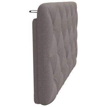 Kopfteil-Kissen Taupe 100 cm Stoff