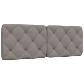 ARDEBO.de - Kopfteil-Kissen Taupe 120 cm Stoff