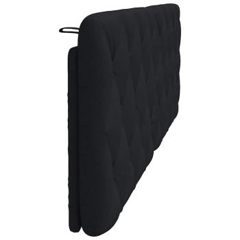 Kopfteil-Kissen Schwarz 160 cm Stoff