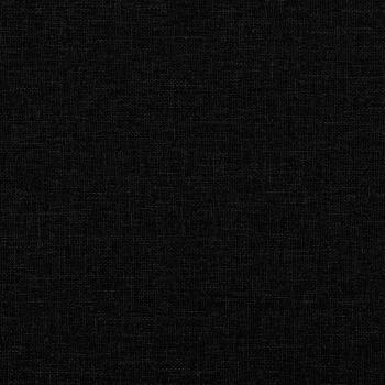 Kopfteil-Kissen Schwarz 160 cm Stoff