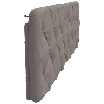 Kopfteil-Kissen Taupe 180 cm Stoff