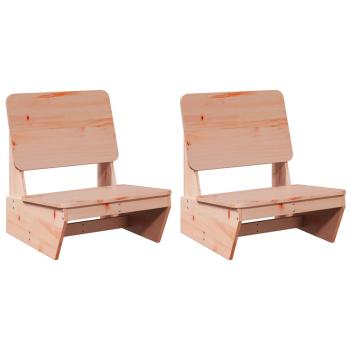 Gartenstühle 2 Stk. 60x64x70,5 cm Massivholz Douglasie