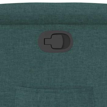 Relaxsessel mit Aufstehhilfe Dunkelgrün Stoff