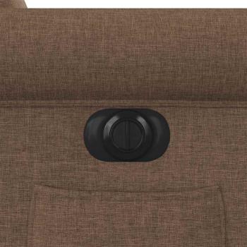 Relaxsessel Elektrisch Braun Stoff