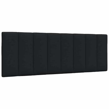 ARDEBO.de - Kopfteil-Kissen Schwarz 140 cm Stoff