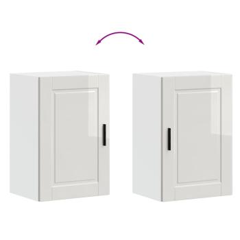 Küchen-Hängeschrank Porto Hochglanz-Weiß Holzwerkstoff