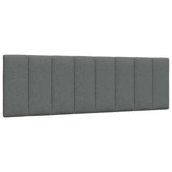 ARDEBO.de - Kopfteil-Kissen Dunkelgrau 160 cm Stoff