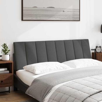 Kopfteil-Kissen Dunkelgrau 160 cm Stoff