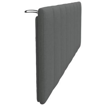 Kopfteil-Kissen Dunkelgrau 160 cm Stoff