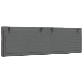 Kopfteil-Kissen Dunkelgrau 160 cm Stoff