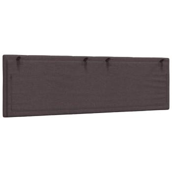 Kopfteil-Kissen Dunkelbraun 160 cm Stoff
