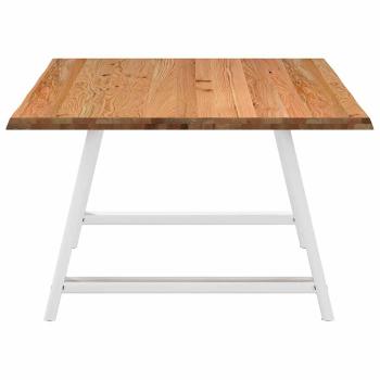 Esstisch mit Baumkanten 180x120x74 cm Massivholz Eiche