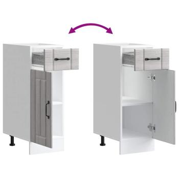 Küchen-Unterschrank Lucca Grau Sonoma Holzwerkstoff