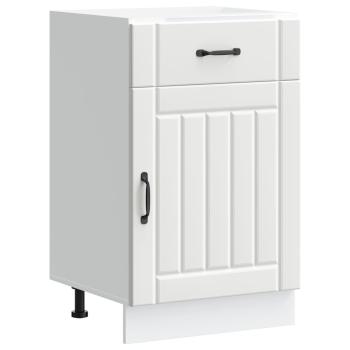 Küchen-Unterschrank Lucca Weiß Holzwerkstoff