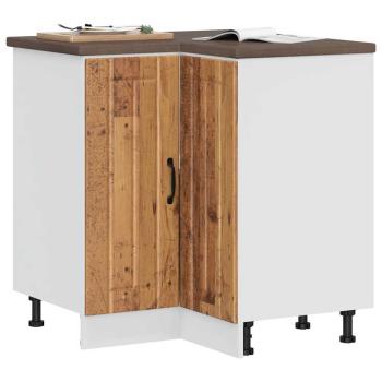 ARDEBO.de - Küchen-Eckunterschrank Lucca Altholz-Optik Holzwerkstoff