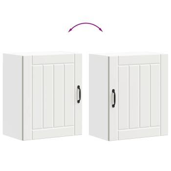 Küchen-Hängeschrank Lucca Weiß Holzwerkstoff