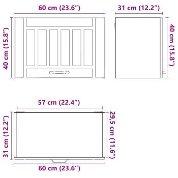 Küchen-Hängeschrank Lucca Hochglanz-Weiß Holzwerkstoff