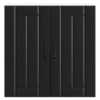 Küchen-Hängeschrank Lucca Schwarz Holzwerkstoff