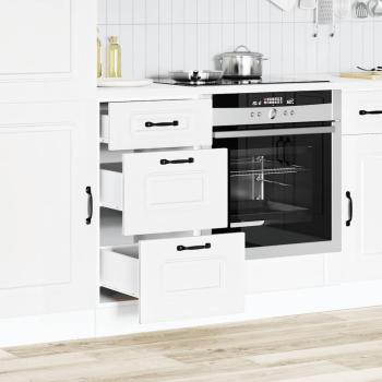 Küchenunterschrank Kalmar Weiß Holzwerkstoff