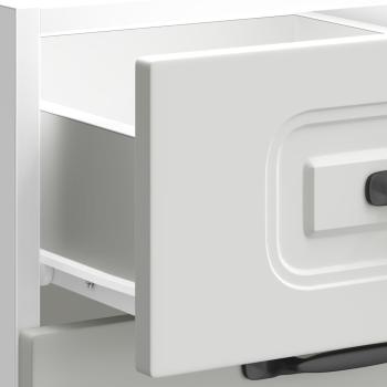 Küchenunterschrank Kalmar Weiß Holzwerkstoff
