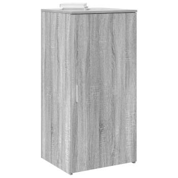 ARDEBO.de - Lagerschrank Grau Sonoma 50x45x103,5 cm Holzwerkstoff