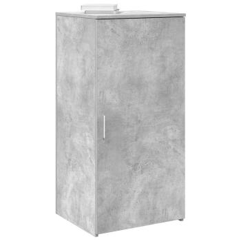 ARDEBO.de - Lagerschrank Betongrau 50x45x103,5 cm Holzwerkstoff