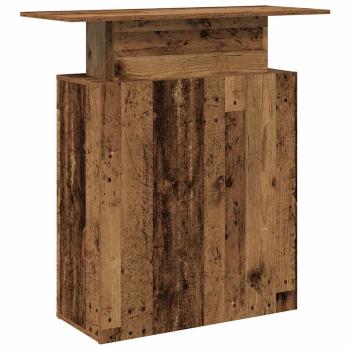 Empfangstheke Altholz-Optik 100x40x104 cm Holzwerkstoff