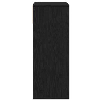Bücherregal Schwarz 66x31x80 cm Holzwerkstoff